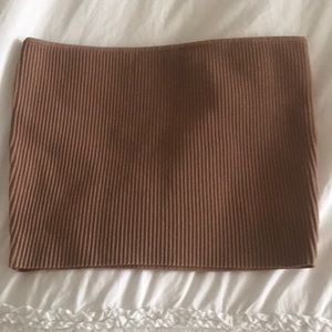 Kendal and Kylie nude Bandeau crop top